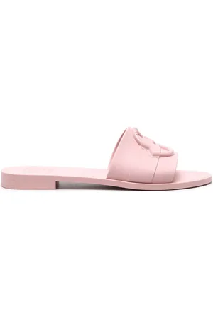 Moncler Buty, Kobieta, Różowy, 40 EU, Stylowe klapki na co dzień