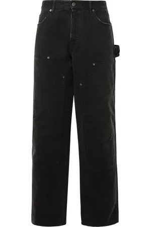 Golden Goose Jeansy, Mężczyzna, Czarny, M, Bawełna, Stylowe Jeansyy Proste