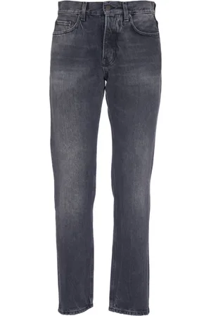 haikure Jeansy, Mężczyzna, Szary, W32, Czarne jeansy Slim Fit Spider