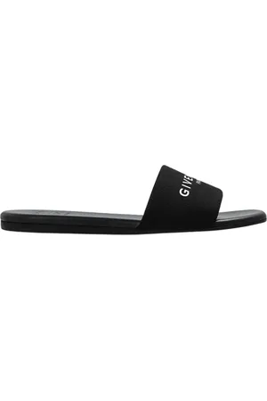 Givenchy Buty, Kobieta, Czarny, 36 EU, Klapki Logo