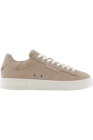 Armani Exchange Buty, Mężczyzna, Beżowy, 41 EU, Stylowe sportowe sneakersy
