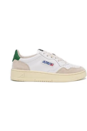 Autry Buty, Mężczyzna, Biały, 40 EU, Skóra, Sneakersy w stylu vintage
