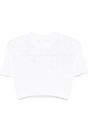 Givenchy Koszulki, Kobieta, Biały, M, Bawełna, T-shirt z okrągłym dekoltem