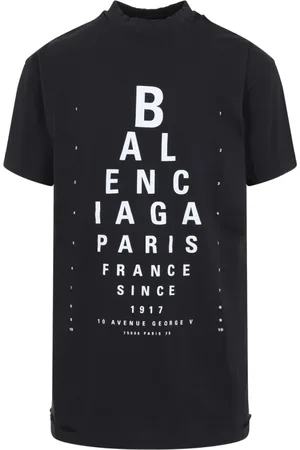 Balenciaga Koszulki, Mężczyzna, Czarny, S, Bawełna, Oversized T-Shirt