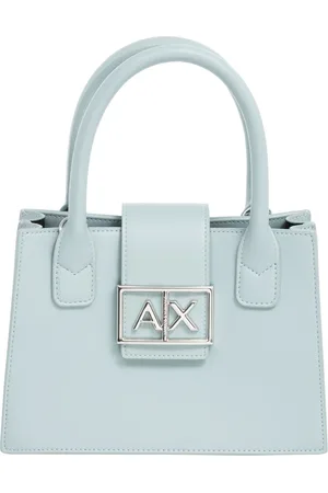 Armani Exchange Torebki, Kobieta, Zielony, ONE SIZE, Poliester, Mała Torebka Trapezowa