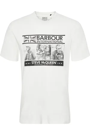 Barbour Koszulki, Mężczyzna, Biały, S, Bawełna, Charge T-Shirt