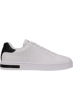Armani Exchange Buty, Mężczyzna, Biały, 44 EU, Poliester, Sneakersy