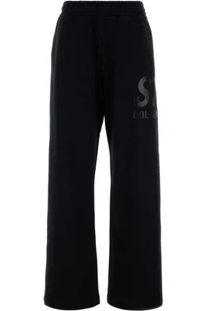 Golden Goose Spodnie, Kobieta, Czarny, XS, Bawełna, Stylowe czarne bawełniane joggery
