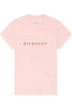 Givenchy Koszulki, Kobieta, Różowy, S, Bawełna, Koszulka 4G