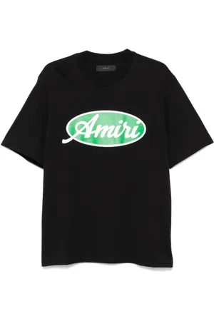 AMIRI Koszulki, Mężczyzna, Czarny, S, Bawełna, Czarny T-shirt i Polo