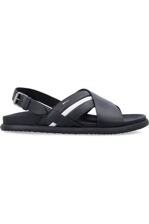 Bally Buty, Mężczyzna, Czarny, 40 EU, Skóra, Sandały Nevada
