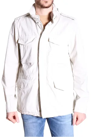Aspesi Kurtki, Mężczyzna, Beżowy, M, Minifield Cot Ice Jacket