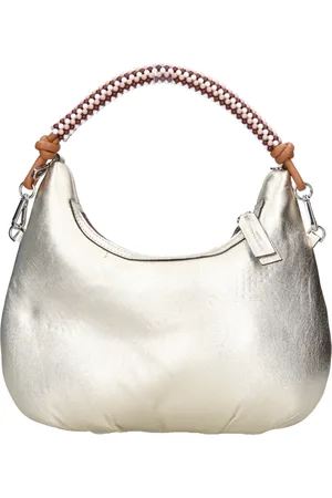 Gianni chiarini Torebki, Kobieta, Szary, ONE SIZE, Skóra, Młodzieżowa skórzana torba na ramię