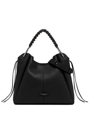 Gianni chiarini Torebki, Kobieta, Czarny, ONE SIZE, Skóra, Sportowa skórzana torba crossbody