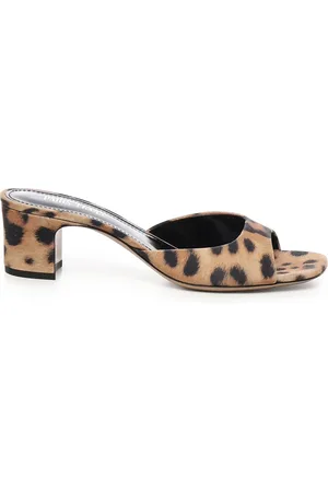 PARIS TEXAS Buty, Kobieta, brązowy, 41 EU, Zamsz, Leopardowe Mokasyny na Grubej Podeszwie