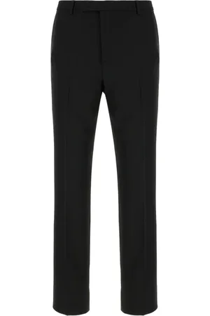 Gucci Spodnie, Mężczyzna, Czarny, S, Poliester, Spodnie Slim-fit