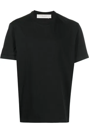 Golden Goose Koszulki, Mężczyzna, Czarny, S, Bawełna, T-shirt z efektem znoszenia