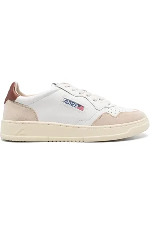 Autry Buty, Mężczyzna, Beżowy, 40 EU, Skóra, Codzienne sneakersy w stylu casual