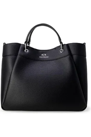 Armani Exchange Torebki, Kobieta, Czarny, ONE SIZE, Poliester, Stylowa Torebka z Poliestru