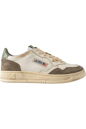 Autry Buty, Mężczyzna, brązowy, 42 EU, Skóra, Sneakersy w stylu retro z efektem vintage