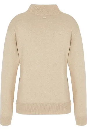 Armani Exchange Swetry, Mężczyzna, Beżowy, L, Zimowy wełniany sweter golf