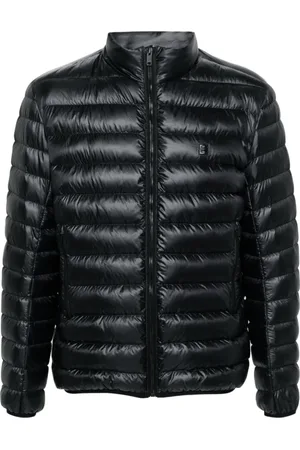 Givenchy Kurtki, Mężczyzna, Czarny, M, Czarny pikowany, lekki płaszcz z wypełnieniem