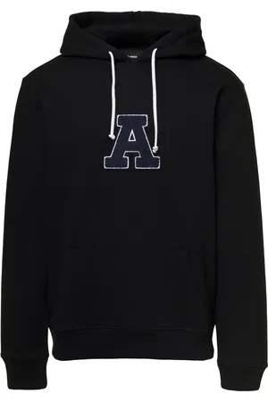 Axel Arigato Bluzy, Mężczyzna, Czarny, S, Bawełna, Wygodna czarna bluza z kapturem