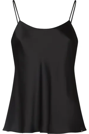 HERNO Koszulki, Kobieta, Czarny, XS, Czarny Top dla Stylowego Wyglądu