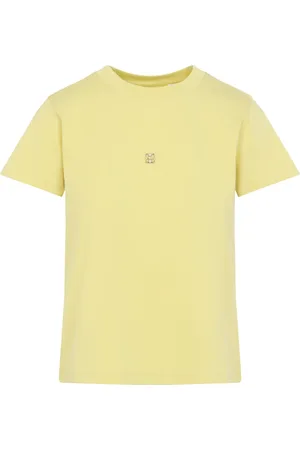 Givenchy Koszulki, Kobieta, Żółty, M, Bawełna, Bow Back Tee