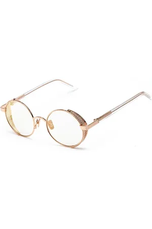 Belstaff Akcesoria, Kobieta, Żółty, ONE SIZE, Luksusowe okulary przeciwsłoneczne z tytanu
