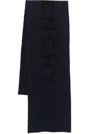 Givenchy Akcesoria, Kobieta, Szary, ONE SIZE, Wełna, Szal Dwustronny