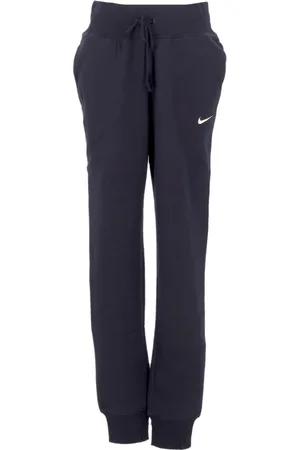 Nike Spodnie, Kobieta, Czarny, L, Bawełna, Dresowe Joggery z Wysokim Stanem