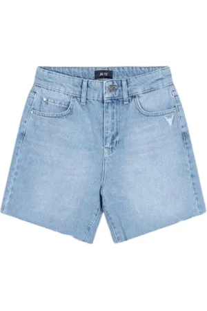 Alix the label Szorty, Kobieta, Niebieski, S, Denim, Szorty jeansowe