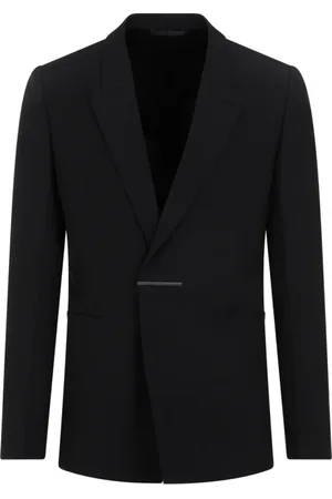 Givenchy Kurtki, Mężczyzna, Czarny, L, Wełna, Czarna wełniana kurtka