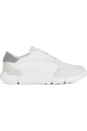 Geox Buty, Mężczyzna, Biały, 43 EU, Skóra, Adacter Sneakers
