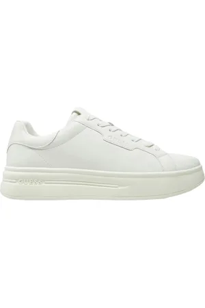 Guess Buty, Mężczyzna, Biały, 42 EU, Skóra, Białe Sneakersy