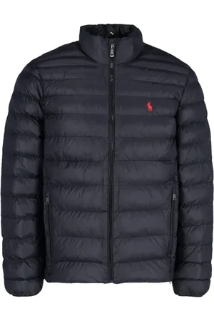 Ralph Lauren Kurtki, Mężczyzna, Niebieski, L, Czarna kurtka Polo