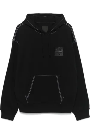 Givenchy Bluzy, Mężczyzna, Czarny, L, Bawełna, Czarna Bluza z Kapturem