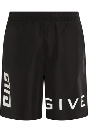 Givenchy Stroje kąpielowe, Mężczyzna, Czarny, M, Poliester, Szorty Bermuda 4G