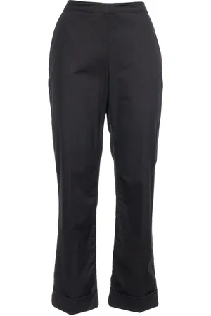 Aspesi Spodnie, Kobieta, Czarny, M, Bawełna, Krótkie spodnie Slim Cotton Gabardine