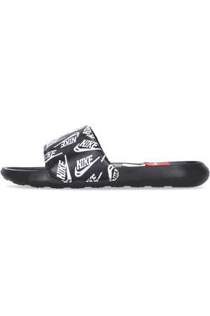 Nike Buty, unisex, Czarny, 40 EU, Szybkoschnące klapki z nadrukowanym logo