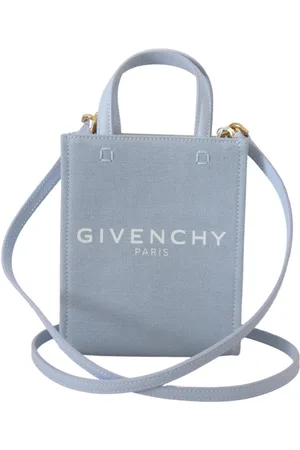 Givenchy Torebki, Kobieta, Niebieski, ONE SIZE, Bawełna, Elegancka błękitna mini torebka z bawełny Chic Cloud