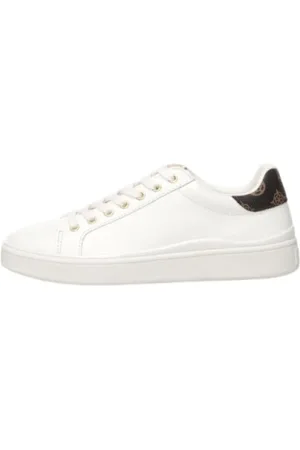 Guess Buty, Mężczyzna, Biały, 38 EU, Skóra, Białe Sneakersy Bonny