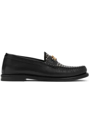 AMIRI Buty, Mężczyzna, Czarny, 42 EU, Skóra, Czarne loafersy skórzane