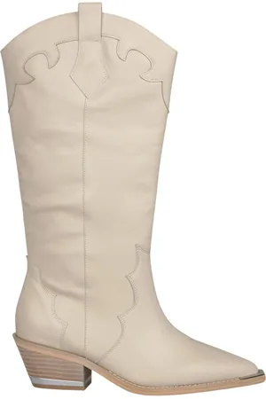 Alma en Pena Buty, Kobieta, Beżowy, 38 EU, Płaski skórzany but