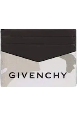 Givenchy Akcesoria, Mężczyzna, Szary, ONE SIZE, Skóra, Stylowy Wizytownik
