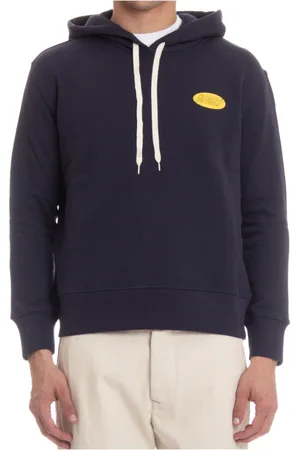 Autry Bluzy, Mężczyzna, Niebieski, M, Bawełna, Niebieska Bluza Bawełniana z Logo