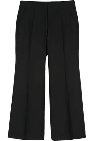Givenchy Spodnie, Kobieta, Czarny, M, Czarne, dopasowane spodnie z mieszanki wełny