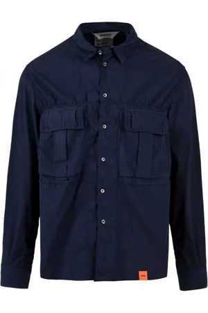 Aspesi Koszule, Mężczyzna, Niebieski, L, Bawełna, Casual Shirt Ce 90 G329