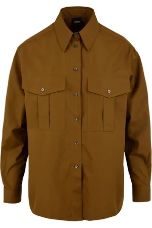 Aspesi Bluzki, Kobieta, brązowy, XS, Bawełna, Camicia Modello 5414 D307 85218